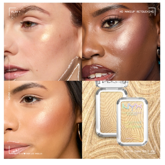 NYX Professional Makeup Buttermelt Highlighter Shade- Butta Than Gold ✨🆕 - Picture 3 of 7